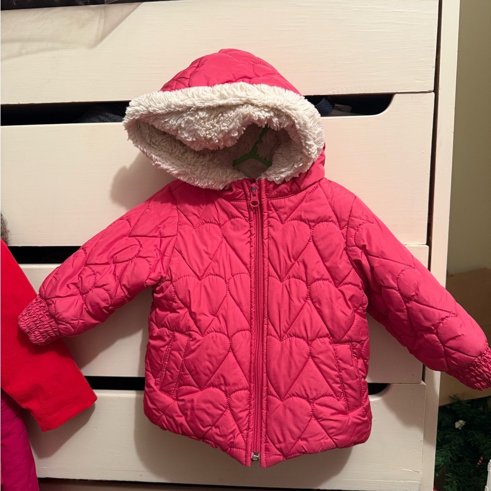 Old Navy Pink Kids Puffer Jacket